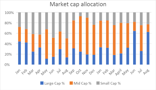 Gulaq Gear 6 Market Cap Allocation